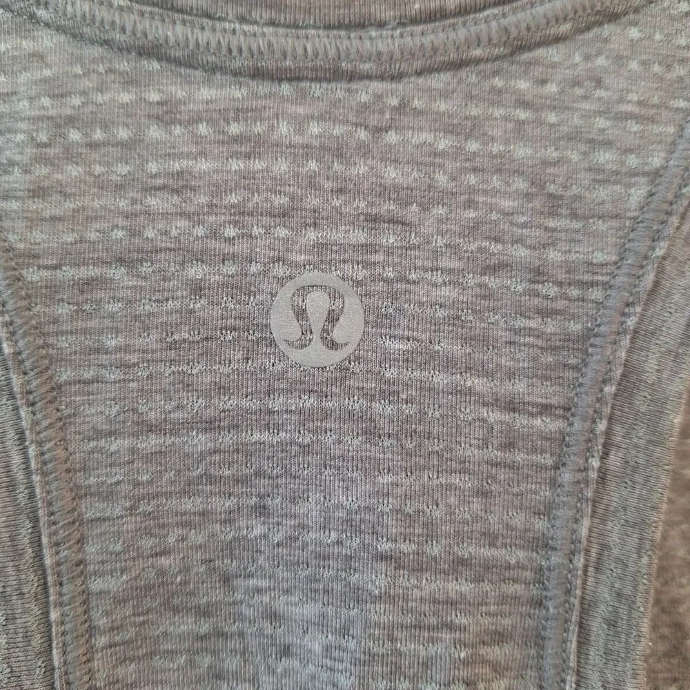 Lululemon heathered grey tank